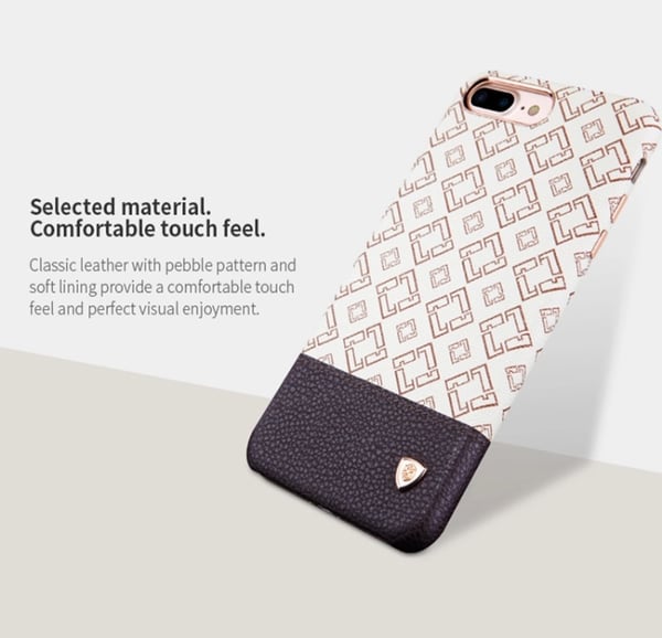 iPhone 7 PLUS - Elegant skal med läderdetalj från NILLKIN