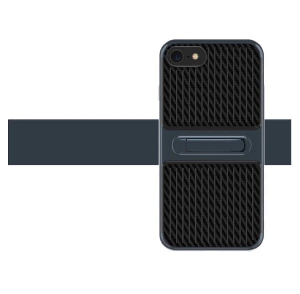 iPhone 8 PLUS - HYBRID Stötdämpande Karbon skal från FLOVEME