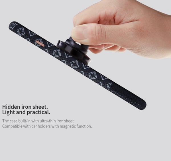 iPhone 7 PLUS - Elegant skal med läderdetalj från NILLKIN