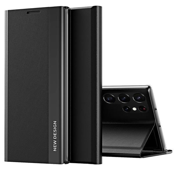 Samsung Galaxy S24 Ultra Fodral - Spegelglans, Kickstand & Skydd