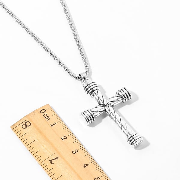 Exklusivt Simpelt Klassiskt Kors Halsband