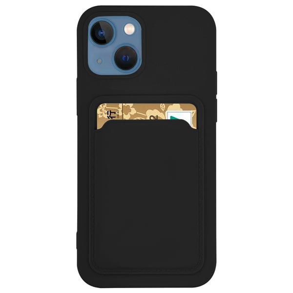 iPhone 13 Pro Max - Elegant Smidigt Floveme Skal med Korthållare