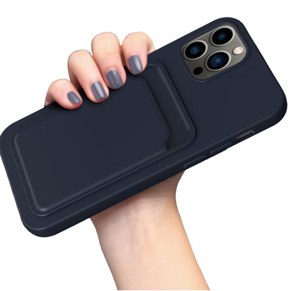 iPhone 12 Pro - Effektfullt Floveme Skal med Korthållare