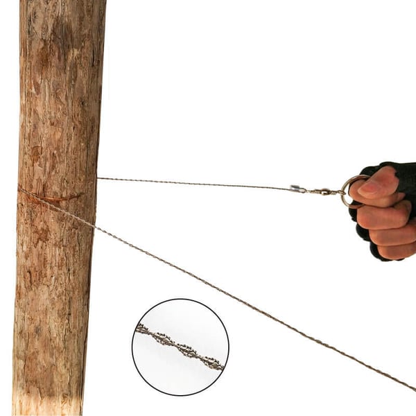Hållbar Effektfull Trådsåg Campingsåg Överlevnadsverktyg