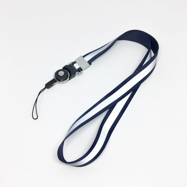 Stilrent Slittåligt Nyckelhalsband/Mobilhållare