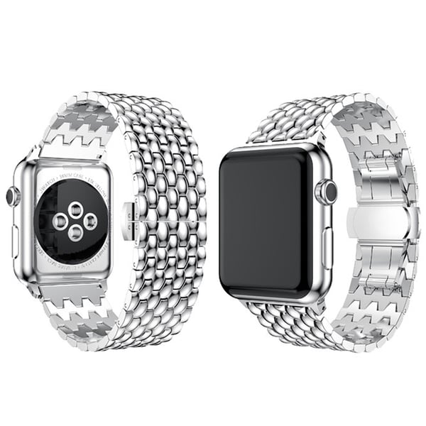 Stilren Länk i Rostfritt Stål till Apple Watch 38mm (3/2/1)