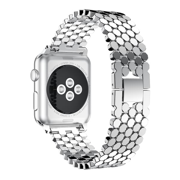 Stilren Länk i Rostfritt Stål för Apple Watch 38mm (3/2/1)
