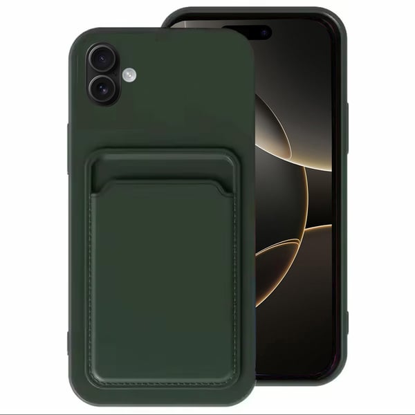 iPhone 16 - Mjukt, greppvänligt silikon skal