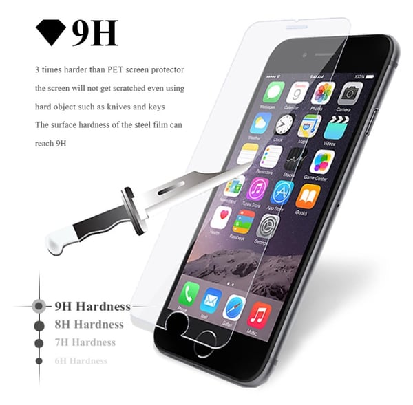 iPhone 7+ Skärmskydd 2-PACK Standard 9H Screen-Fit HD-Clear