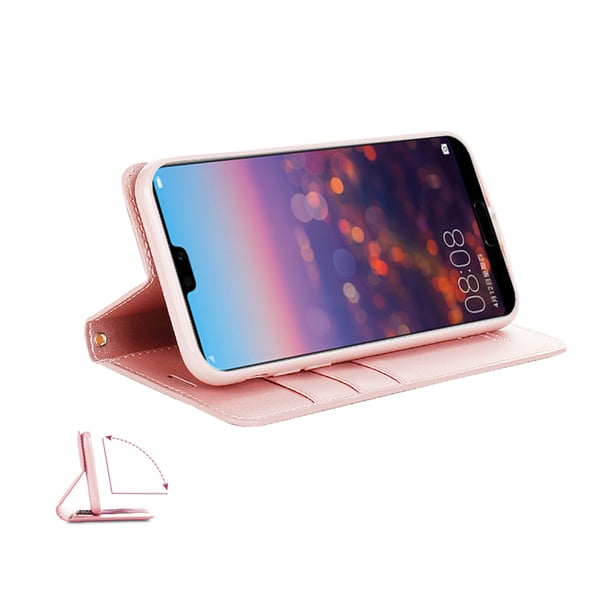 Elegant Fodral med Plånbok av Hanman - Huawei P20