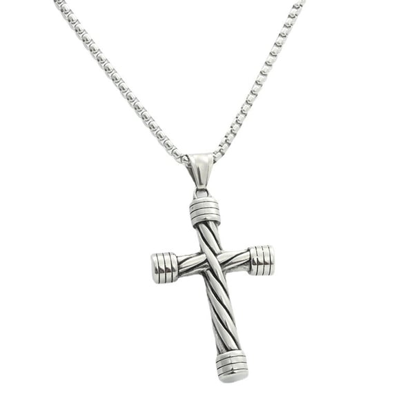 Exklusivt Simpelt Klassiskt Kors Halsband
