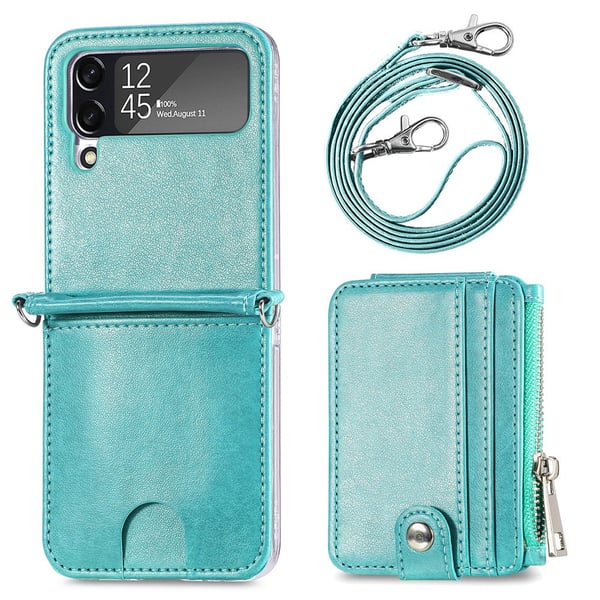 Samsung Galaxy Z Flip 4 - Skyddsskal med Korthållare