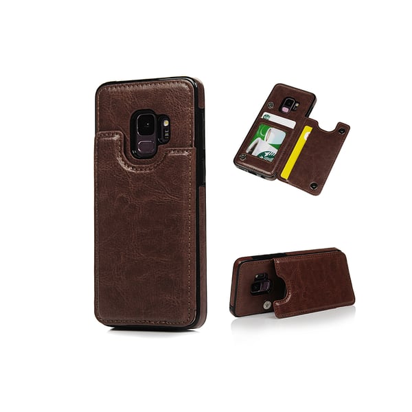 Elegant Skal med Plånbok/Kortfack till Samsung Galaxy S9