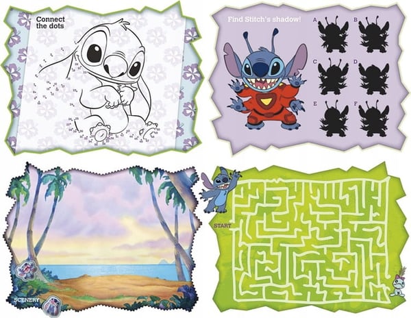 Stitch - Sarjaetiketti 300 kpl