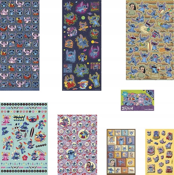 Stitch - Sarjaetiketti 300 kpl