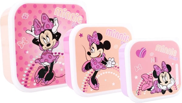 VAD Minnie Mouse 799-00302 välipalakotelo 3 yhdessä