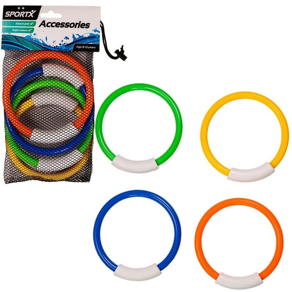 SportX 2012895 dykringsset 4 delar