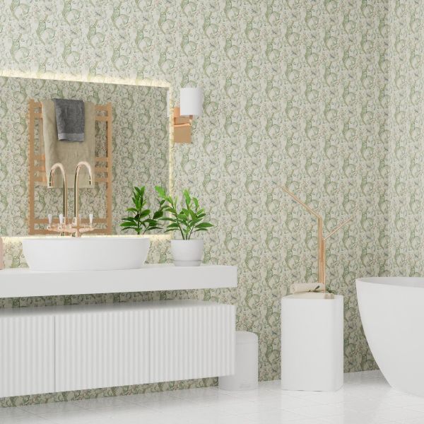 Clarke & Clarke William Morris Collection Lily Wallpaper