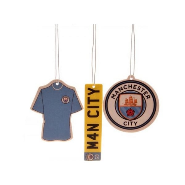 Manchester City FC Luftfriskesæt (pakke med 3 stk.)