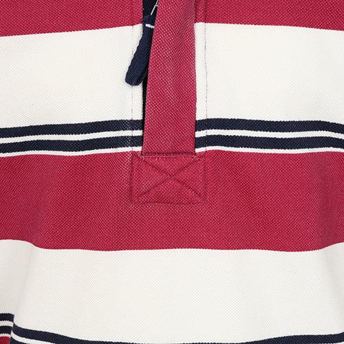 Lazy Jacks Boys Striped Pique Sweatshirt