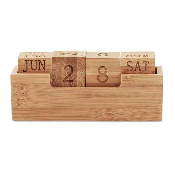 MidOcean Karenda Bambus Skrivebordskalender
