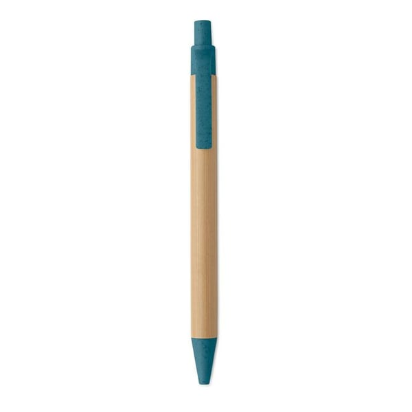 MidOcean Itea Colour Push Button Bamboo & Wheat Straw Ballpoint Pen