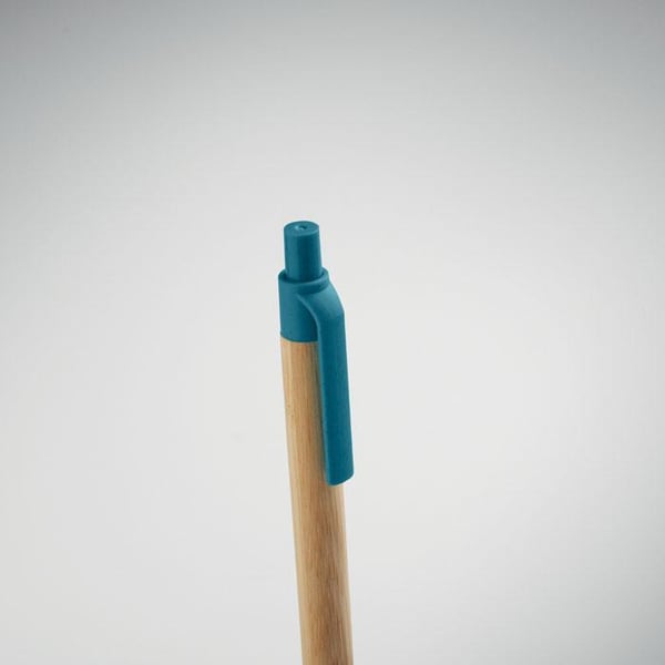 MidOcean Itea Colour Push Button Bamboo & Wheat Straw Ballpoint Pen