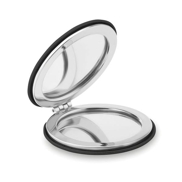 MidOcean Glow PU Round Hand Mirror