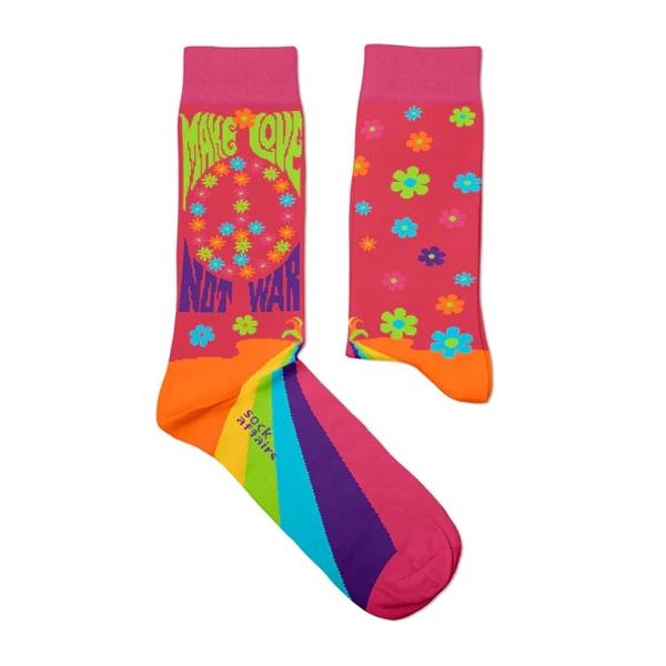 Sock Affairs Unisex Adult Peace Love Socks