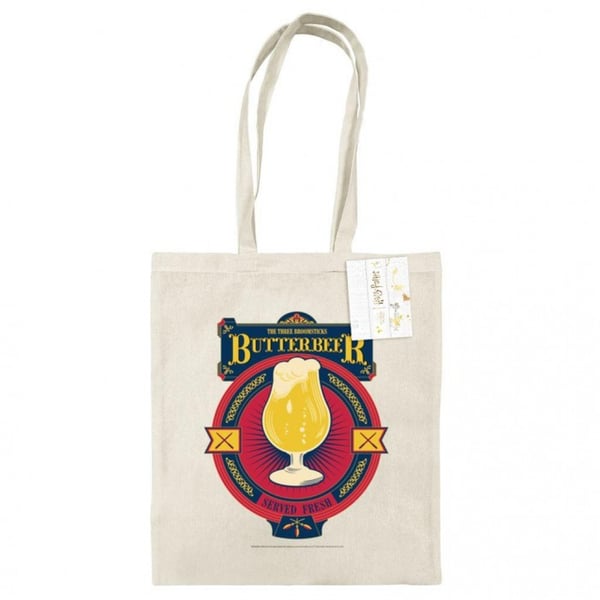 Harry Potter Butterbeer Cream Tote Bag