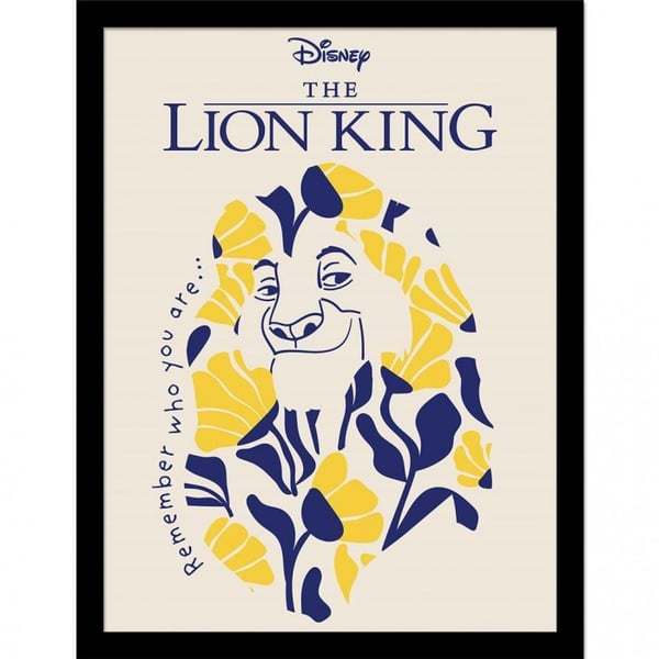 The Lion King Remember Who You Are Mufasa Framed Poster