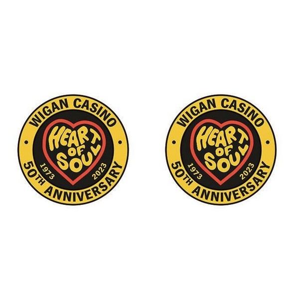 Wigan Casino Keep The Faith Heart 50th Anniversary Mug