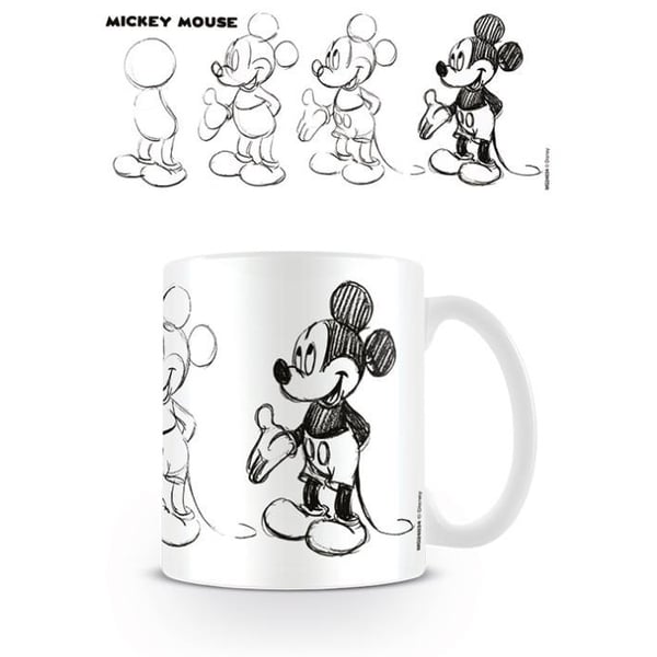 Disney Sketch Process Mikki Hiiri muki