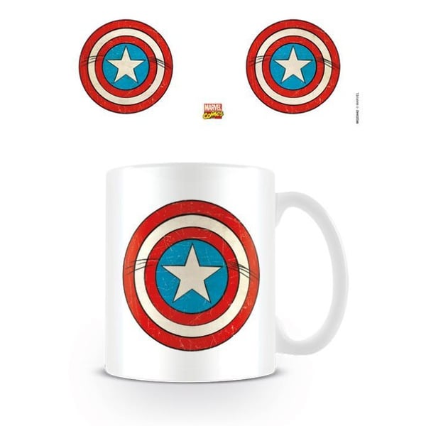 Marvel Skjold Captain America krus