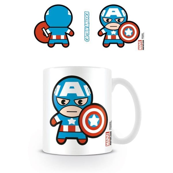 Marvel Kawaii Captain America Mugg
