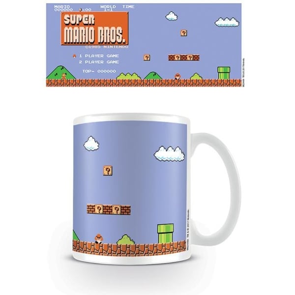 Super Mario Retro titel krus