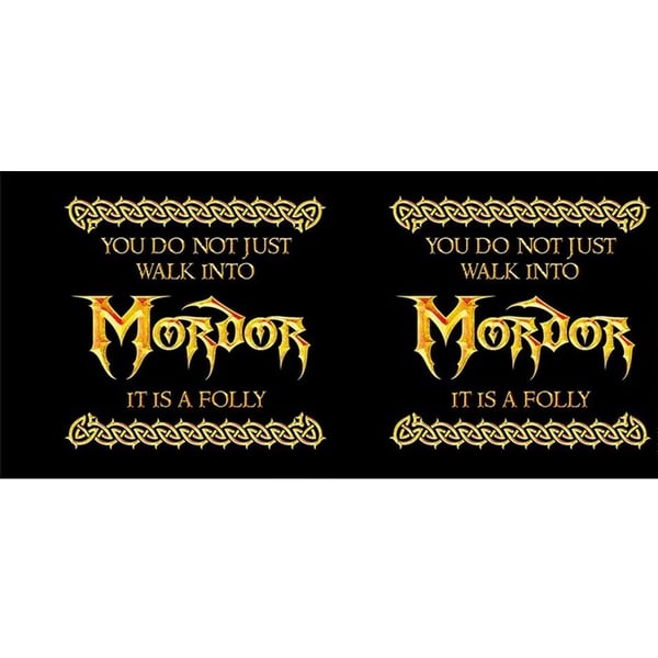 The Lord Of The Rings Walk Into Mordor Mug