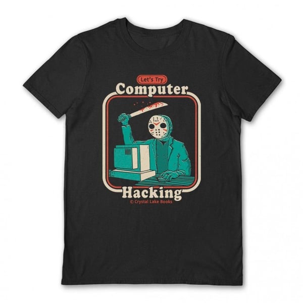 DinoMike Unisex Vuxen Hacking For Beginners T-shirt