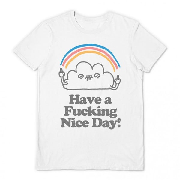 Vo Maria Unisex Vuxen Ha En Jävligt Bra Dag T-Shirt