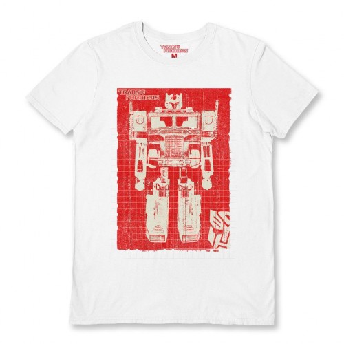 Transformers Unisex Adult Red Optimus T-Shirt