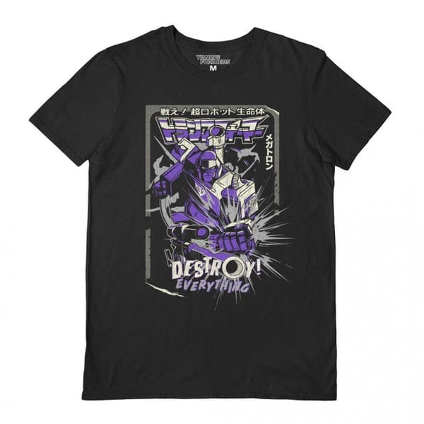 Transformers Unisex T-shirt til voksne med Destroy