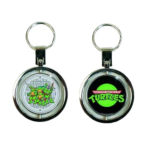 Teenage Mutant Ninja Turtles Logo Spinner Keyring