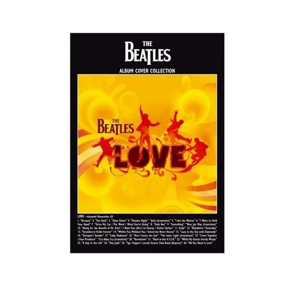 The Beatles Love Album Postcard