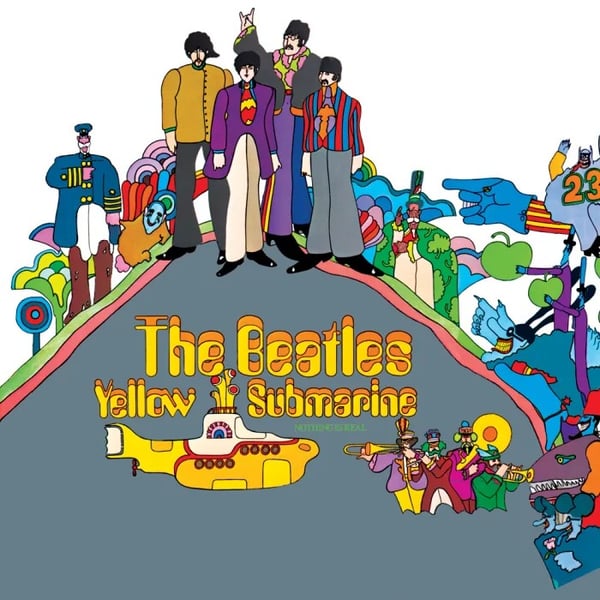 The Beatles Yellow Submarine -standardipostikortti