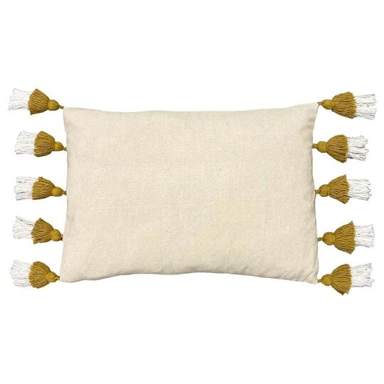 Furn Rainbow Tufted Tassel Cushion Cover