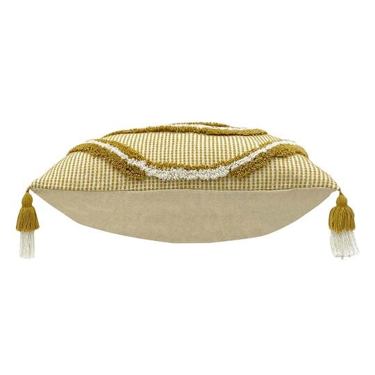 Furn Rainbow Tufted Tassel Cushion Cover