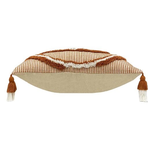 Furn Rainbow Tufted Tassel Cushion Cover