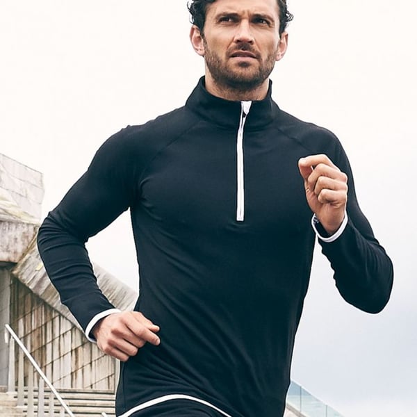 AWDis Just Cool Mens Half Zip Sweatshirt