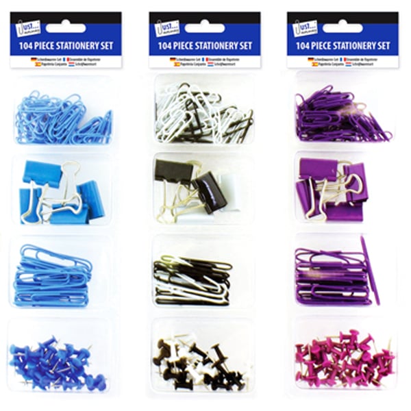Just Stationery Blandet sæt af brevpapir
