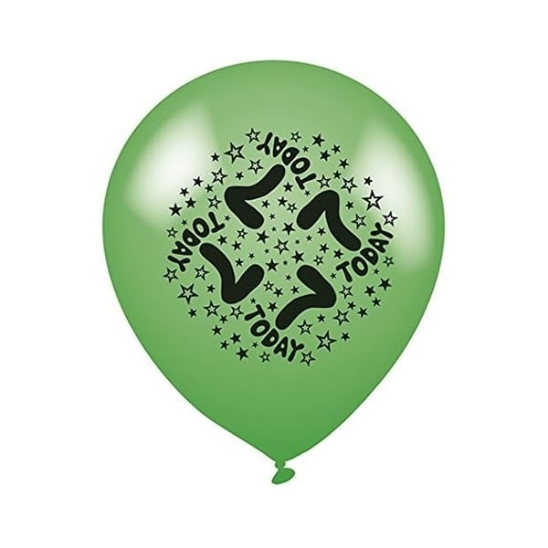 Latex Stars 7th Birthday Balloons (Pack of 6)